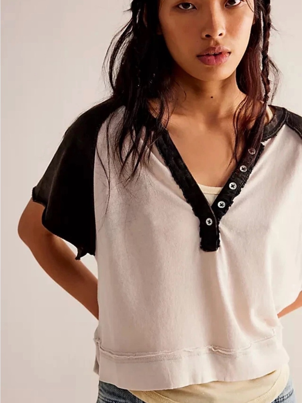 Free People Eyes Closed Henley